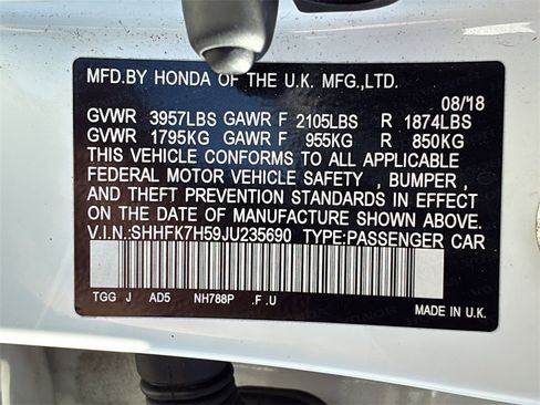 Used 2018 Honda Civic EX image 27