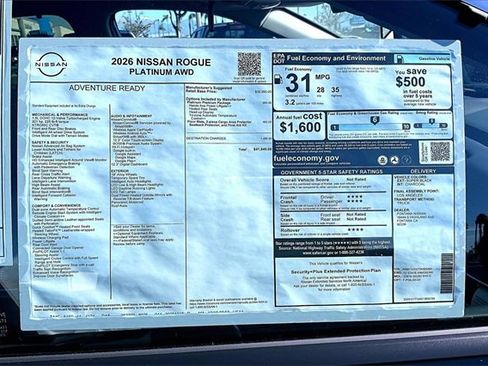 New 2026 Nissan Rogue Platinum image 14