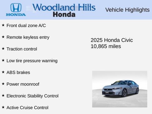 Certified 2025 Honda Civic Sport Touring image 28
