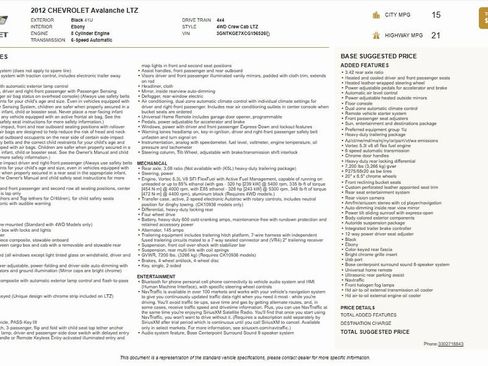 Used 2012 Chevrolet Avalanche LTZ image 4