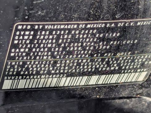 Used 2019 Volkswagen Tiguan SE w/ Panoramic Sunroof Package image 20