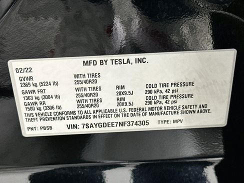 Used 2022 Tesla Model Y Long Range AWD/4WD image 12