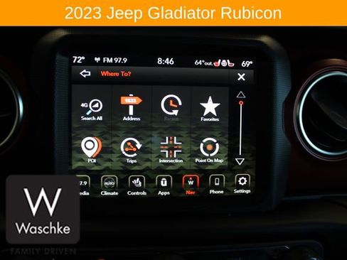 Used 2023 Jeep Gladiator Rubicon w/ LED Lighting Group image 52