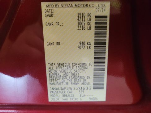 Used 2015 Nissan Altima 2.5 S w/ Power Driver Seat Package FWD image 33