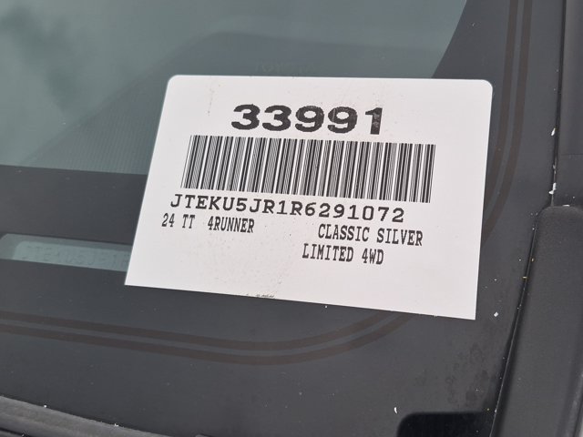 Certified 2024 Toyota 4Runner Limited AWD/4WD image 19