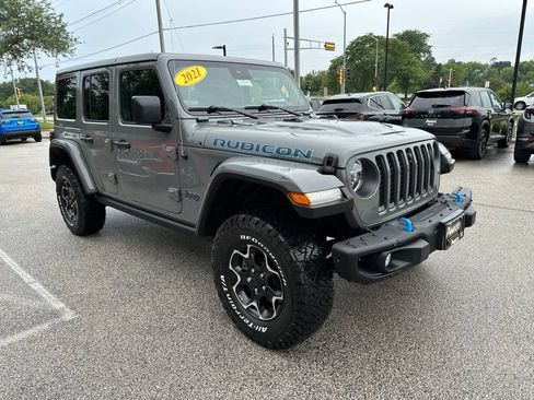 Used 2021 Jeep Wrangler Unlimited Rubicon 4xe w/ Steel Bumper Group AWD/4WD image 4