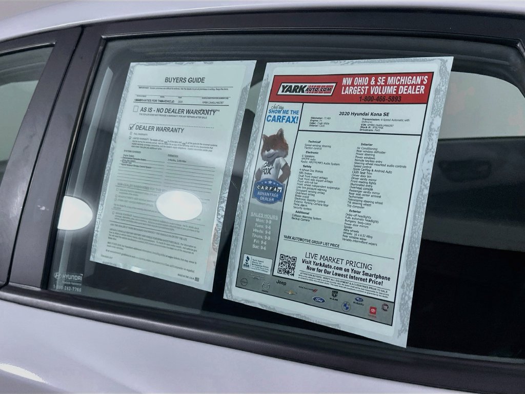 Used 2020 Hyundai Kona SE FWD image 12