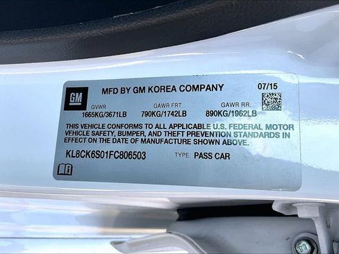 Used 2015 Chevrolet Spark LT image 33