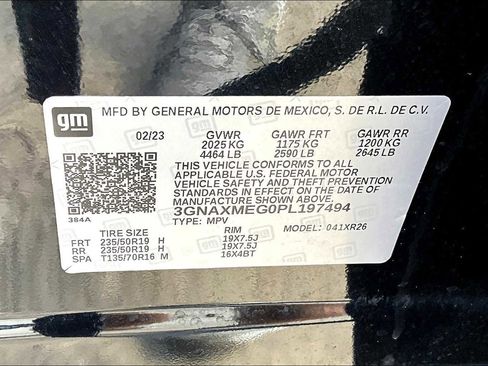 Certified 2023 Chevrolet Equinox RS image 67