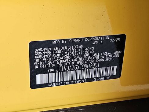 New 2026 Subaru WRX tS AWD/4WD image 42