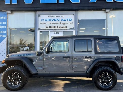Used 2021 Jeep Wrangler Unlimited Rubicon 4xe AWD/4WD image 2