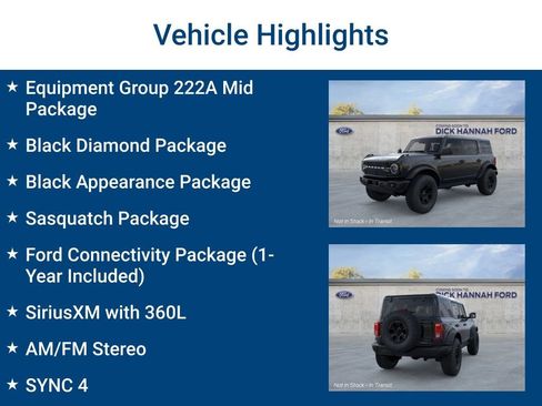 New 2026 Ford Bronco Big Bend AWD/4WD image 3