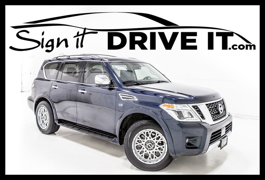 Used 2019 Nissan Armada Platinum w/ Captain's Chairs Package RWD image 1