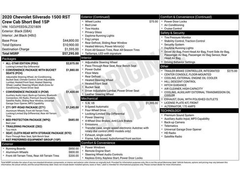 Used 2020 Chevrolet Silverado 1500 RST w/ All-Star Edition image 7