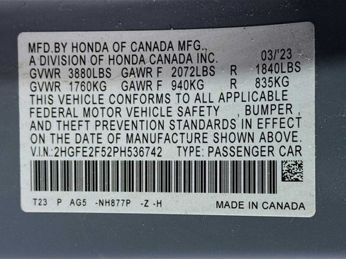 Used 2023 Honda Civic Sport image 28