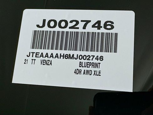 Used 2021 Toyota Venza XLE w/ Softex Package AWD/4WD image 22