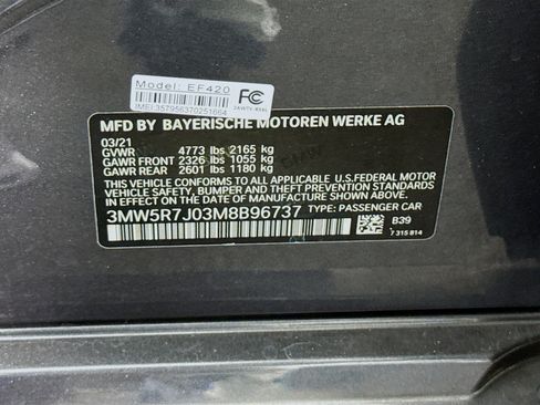 Used 2021 BMW 330i xDrive Sedan w/ Driving Assistance Package AWD/4WD image 40