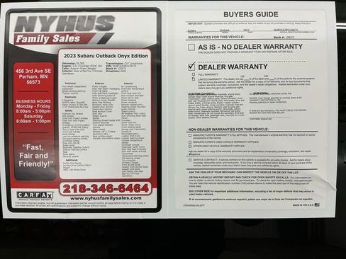 Used 2023 Subaru Outback Onyx Edition image 53