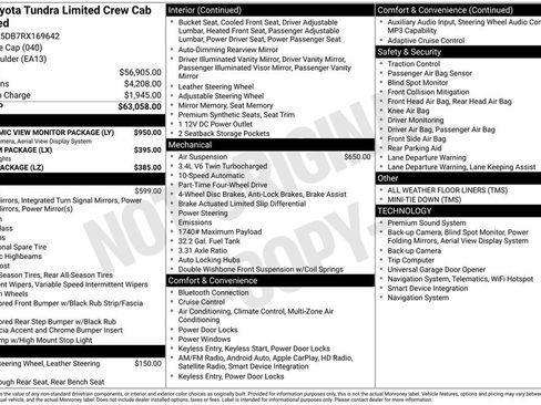 Used 2024 Toyota Tundra Limited AWD/4WD image 4