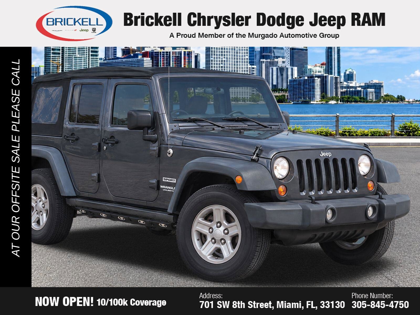 Used 2017 Jeep Wrangler Unlimited Sport w/ Connectivity Group AWD/4WD image 2
