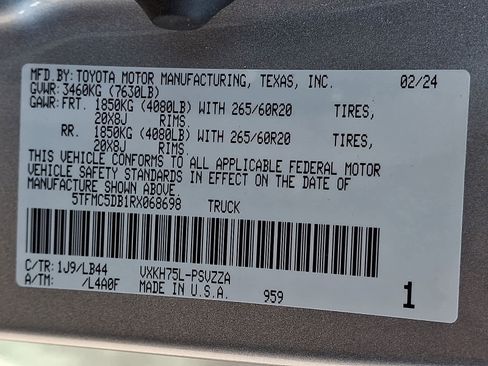 Used 2024 Toyota Tundra 1794 Edition image 29