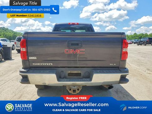 Used 2015 GMC Sierra 2500 SLE w/ SLE Preferred Package AWD/4WD image 8