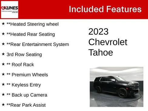 Used 2023 Chevrolet Tahoe Premier w/ Advanced Technology Package AWD/4WD image 5