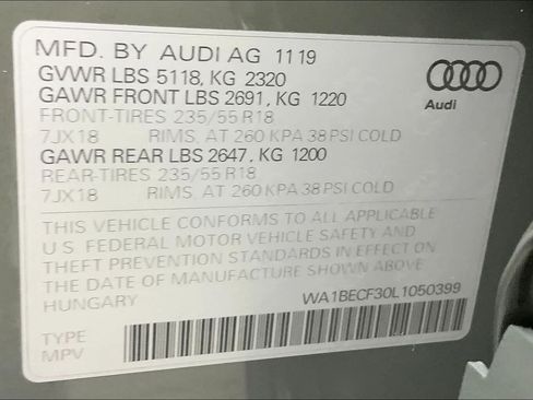 Used 2020 Audi Q3 2.0T Premium Plus w/ Premium Plus Package AWD/4WD image 34