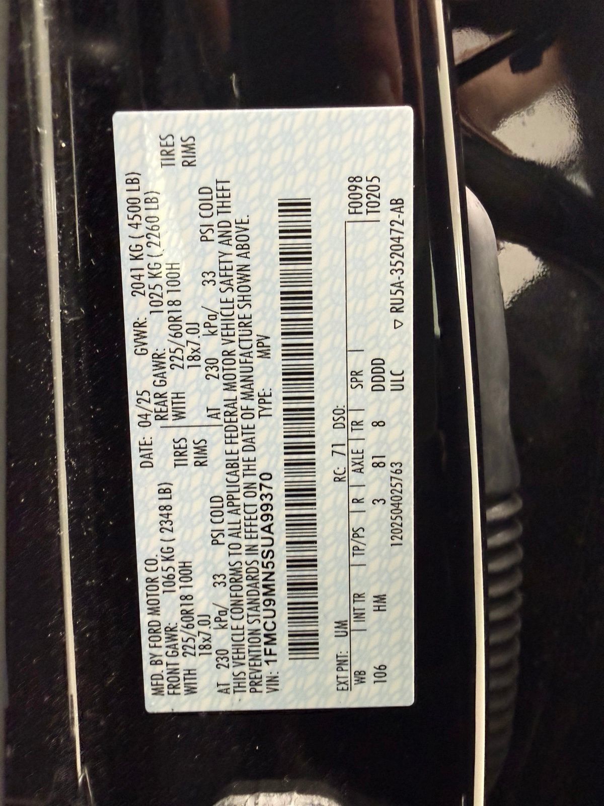 Used 2025 Ford Escape ST-Line AWD/4WD image 16