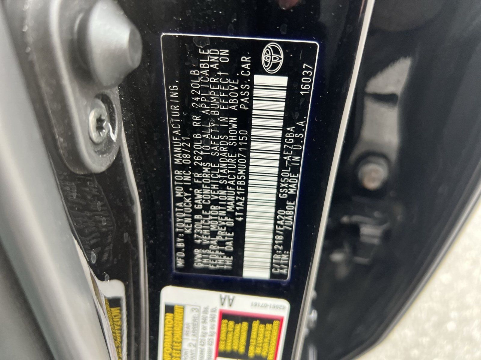 Used 2021 Toyota Avalon XLE w/ Moonroof Package FWD image 28