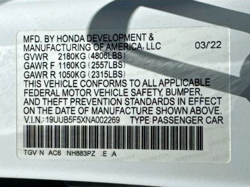 Used 2022 Acura TLX w/ A-SPEC Pkg FWD image 39