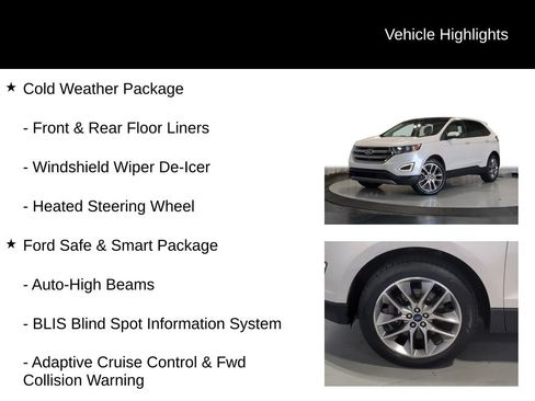 Used 2018 Ford Edge Titanium w/ Equipment Group 301A AWD/4WD image 13