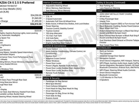 New 2026 MAZDA CX-5 Preferred AWD/4WD image 6