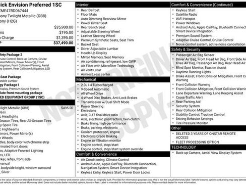 Used 2024 Buick Envision Preferred image 28