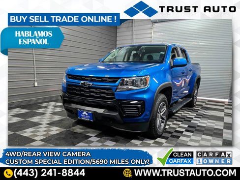 Used 2022 Chevrolet Colorado W/T w/ Custom Special Edition image 1