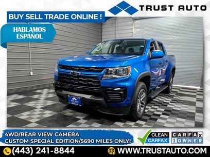 Used 2022 Chevrolet Colorado W/T w/ Custom Special Edition