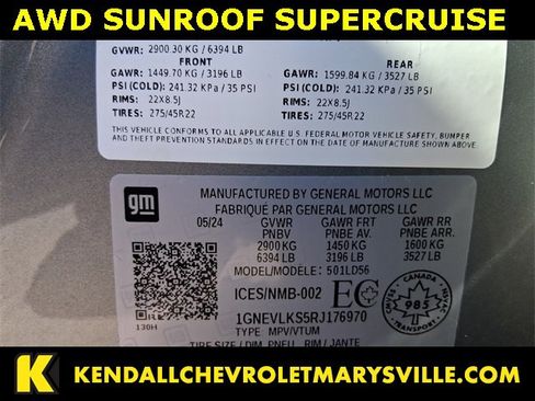 Used 2024 Chevrolet Traverse RS image 17