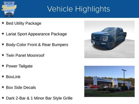 Used 2022 Ford F150 Lariat w/ Equipment Group 502A High image 5