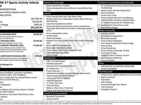 Used 2024 BMW X7 xDrive40i w/ Executive Package AWD/4WD image 4