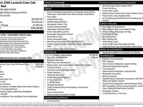 Used 2024 RAM 2500 Laramie AWD/4WD image 39
