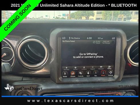Used 2021 Jeep Wrangler Unlimited Sahara AWD/4WD image 8