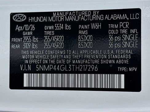 New 2026 Hyundai Santa Fe Limited FWD image 24