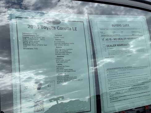 Used 2024 Toyota Corolla LE FWD image 36