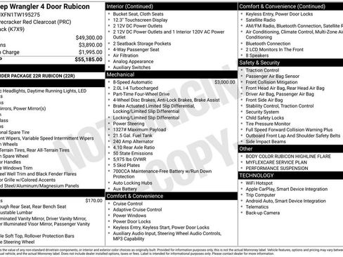 New 2026 Jeep Wrangler Unlimited Rubicon image 3