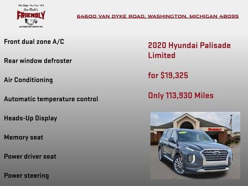 Used 2020 Hyundai Palisade Limited AWD/4WD image 10