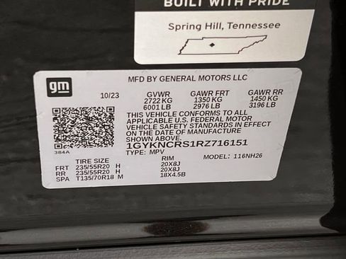 Certified 2024 Cadillac XT5 Premium Luxury w/ LPO, Floor Liner Package image 31