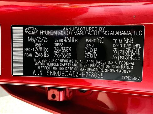 Certified 2023 Hyundai Tucson Limited AWD/4WD image 33