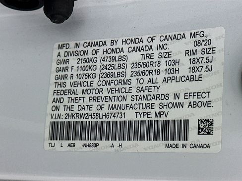 Used 2020 Honda CR-V EX image 12