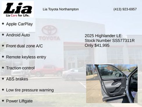 Used 2025 Toyota Highlander LE image 7