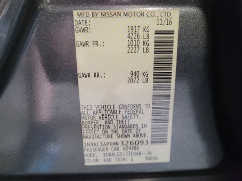 Used 2017 Nissan Altima 2.5 S w/ Power Driver Seat Package image 33